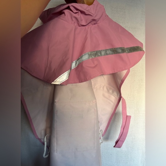 Dog Rain Pink Poncho Sz L - Picture 6 of 7